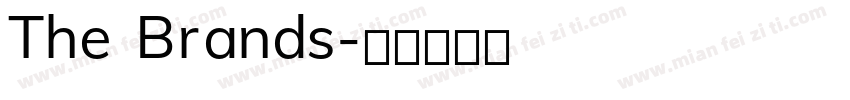The Brands字体转换
